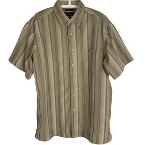 R&R Casual Luxury Microfiber‎ Mens Shirt Size L